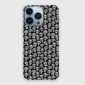 Чехол для iPhone 13 Pro с принтом Funny skulls в Санкт-Петербурге,  |  | bone | bones | funny | skulls | кости | череп | черепа