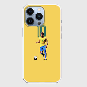 Чехол для iPhone 13 Pro с принтом Неймар Сборная Бразилии в Санкт-Петербурге,  |  | psg | бразилия | неймар | псж | сборная бразилии | футбол