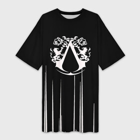 Платье-футболка 3D с принтом assassins creed ассасина в Санкт-Петербурге,  |  | action | cinematic | connor | creed | gameplay | parkour | pc | ps3 | ps4 | stealth | trailer | ubisoft | xbox one