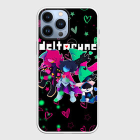 Чехол для iPhone 13 Pro Max с принтом ГЕРОИ ИГРЫ DELTARUNE NEON в Санкт-Петербурге,  |  | deltarune | deltarune 2 | game | heart | hearts | neon | stars | undertale символ | дельта | дельтарун | дельтарун 2 | джевил | звё | знак руин андертейл | значок дельтарун пиксель | игра | королева | крис | неон | ноэлль | ральз