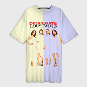 Платье-футболка 3D с принтом Отчаянные Домохозяйки  Desperate Housewives в Санкт-Петербурге,  |  | Тематика изображения на принте: bree hodge | bree van de kamp | desperate housewives | gabrielle solis | lynette scavo | бри ван де камп | бри ходж | габриэль солис | линетт скаво | отчаянные домохозяйки