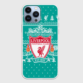 Чехол для iPhone 13 Pro Max с принтом НОВОГОДНИЙ СВИТЕР LIVERPOOL в Санкт-Петербурге,  |  | 2022 | crhistmas | happy new year | lfc | liverpool | merry christmas | snow | sport | winter | winter is coming | ynwa | зима | зима близко | ливерпуль | лфк | новогодний | новый год | новый год 2022 | праздник | рождество | свитер liver