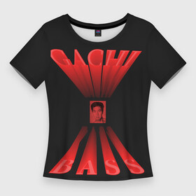 Женская футболка 3D Slim с принтом Gachi Bass VAN в Санкт-Петербурге,  |  | billy | bily | gachi | van | били | билли | ван | гачи | гачи басс | гачибасс