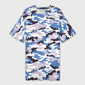 Платье-футболка 3D с принтом Модный Красочный Камуфляж в Санкт-Петербурге,  |  | camouflage | military | армия | боец | ввс | вдв | вмф | военный камуфляж | воин | война | гру | десантник | дшб | камуфляж | кгб | маскировка | масхалат | мвд | милитари | мчс | омон | охота | охрана | патриот | пво