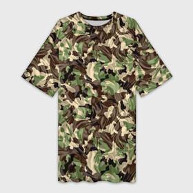 Платье-футболка 3D с принтом Мятый Камуфляж в Санкт-Петербурге,  |  | camouflage | military | армия | боец | ввс | вдв | вмф | военный камуфляж | воин | война | гру | десантник | дшб | камуфляж | кгб | маскировка | масхалат | мвд | милитари | мчс | омон | охота | охрана | патриот | пво