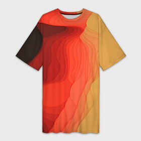 Платье-футболка 3D с принтом Имитация песка в Санкт-Петербурге,  |  | абстракция | волны | имитация | лето | оттенки | песок