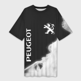 Платье-футболка 3D с принтом PEUGEOT  Огненный Лев в Санкт-Петербурге,  |  | auto | logo | moto | peugeot | symbol | авто | автомобиль | гонки | знак | лого | логотип | логотипы | марка | машина | мото | огонь | пежо | пламя | символ | символы