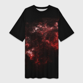 Платье-футболка 3D с принтом Красный космос  Red space в Санкт-Петербурге,  |  | red | red space | space | universe | вселенная | космическое пространство | космос | красный космос | сингулярность