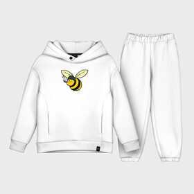 Детский костюм хлопок Oversize с принтом Пчелка в каске с сигарой в Санкт-Петербурге,  |  | bee | каска | пчела | пчелка
