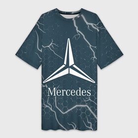 Платье-футболка 3D с принтом MERCEDES  ЗВЕЗДА  Молнии в Санкт-Петербурге,  |  | amg | auto | bens | benz | logo | merc | mercedes | mersedes | moto | star | vthctltc | авто | амг | бенц | звезда | класс | лого | логотип | мерин | мерс | мерседес | молния | мото | символ | символы | ьуксувуы