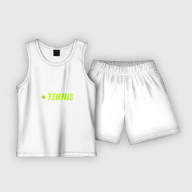 Детская пижама с шортами хлопок с принтом Есть. Спать. Теннис. Повторить в Санкт-Петербурге,  |  | Тематика изображения на принте: tennis | большой теннис | лаун теннис | мяч | настольный теннис | пинг | пинг понг | понг | ракетка | спорт | спортсмен | тенисист | тенисный | теннис | теннисист | шорт теннис
