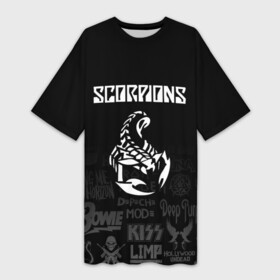 Платье-футболка 3D с принтом Scorpions логотипы рок групп в Санкт-Петербурге,  |  | Тематика изображения на принте: scorpions | группа | клаус майне | маттиас ябс | микки ди | павел мончивода | рудольф шенкер | скорпион | скорпионс | хард | хардрок
