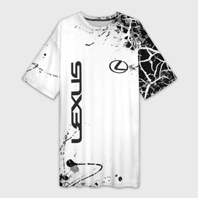 Платье-футболка 3D с принтом lexus texture Трещины в Санкт-Петербурге,  |  | 2020 | auto | lexus | sport | авто | автомобиль | автомобильные | бренд | лексус | марка | машины | спорт