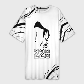 Платье-футболка 3D с принтом 228 rap в Санкт-Петербурге,  |  | 228 | freestyle | hiphop | lematec | ls models | rap | riviera | togo | группа | реп 228