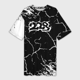 Платье-футболка 3D с принтом 228 rap  трещины в Санкт-Петербурге,  |  | 228 | freestyle | hiphop | lematec | ls models | rap | riviera | togo | группа | реп 228