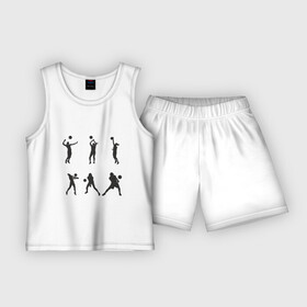 Детская пижама с шортами хлопок с принтом Life  Volleyball в Санкт-Петербурге,  |  | game | sport | volley | volleyball | волейбол | волейболист | волейболистка | игра | мяч | спорт | спортсмен | тренер