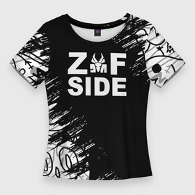 Женская футболка 3D Slim с принтом die antwoord. в Санкт-Петербурге,  |  | antwoord | die | die antwoord | evil boy | ninja | yolandi | yolandi visser | zef | музыка | песни