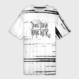 Платье-футболка 3D с принтом don t starve together. в Санкт-Петербурге,  |  | bosses | deerclops | dont starve | dont starve together | dragonfly | dst | guide | klaus | ruins rush