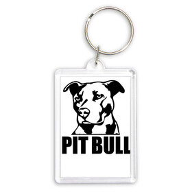 Брелок прямоугольный 35*50 с принтом Pit Bull / Power в Санкт-Петербурге,  |  | dog | muzzle | pit bull | power | мощь | питбуль | собака