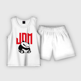 Детская пижама с шортами хлопок с принтом JDM  Panda  Japan  Симпатяга в Санкт-Петербурге,  |  | bear | japan | jdm | muzzle | panda | paws | медведь | панда | япония
