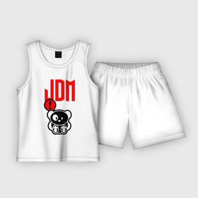 Детская пижама с шортами хлопок с принтом JDM  Panda  Japan  Bear в Санкт-Петербурге,  |  | Тематика изображения на принте: bear | japan | jdm | panda | style | медведь | панда | стиль | япония