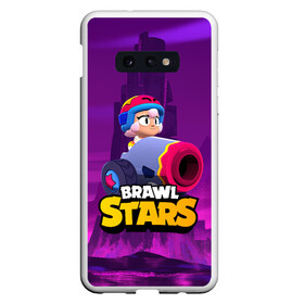 Чехол для Samsung S10E с принтом BrawlStars Бонни с пушкой Bonny в Санкт-Петербурге, Силикон | Область печати: задняя сторона чехла, без боковых панелей | boni | bonnie | brawl | brawl stars | brawlstars | brawl_stars | бони | бонни | бравлстарс