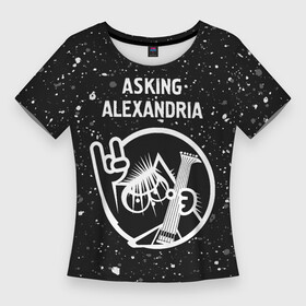 Женская футболка 3D Slim с принтом Asking Alexandria  КОТ  Краска в Санкт-Петербурге,  |  | alexandria | asking | asking alexandria | band | metal | paint | rock | александрия | аскинг | брызги | группа | кот | краска | рок