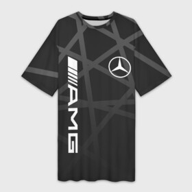 Платье-футболка 3D с принтом MERCEDES  BENZ  МЕРСЕДЕС в Санкт-Петербурге,  |  | amg | auto | benz | car | carbon | mercedes | red | абстракция | автомобиль | амг | бенз | красный | машина | мерен | мерс | мерседес | технологии