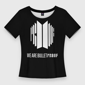 Женская футболка 3D Slim с принтом BTS WE ARE BULLETPROOF  БТС  мы пуленепробиваемые в Санкт-Петербурге,  |  | album | proof | бтс | ви | джин | камбек | намджун | новый альбом | пруф | рм | тэхен | хоби | хосок | чимин | чонгук | шуга | юнги