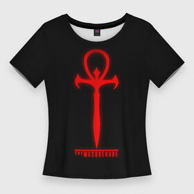 Женская футболка 3D Slim с принтом Vampire: The Masquerade  Bloodhunt  Logo  Лого в Санкт-Петербурге,  |  | Тематика изображения на принте: blood | bloodhunt | brujah | clan | gangrel | hunt | malka | marauder | masquerade | ranger | siren | the | vampire | vandal | брут | бруха | вампир | вампиры | вандал | вентру | гангрел | диверсант | клан | малкавиан | мародер | муза | носферату | сирена