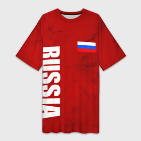 Платье-футболка 3D с принтом RUSSIA  RED EDITION  SPORTWEAR в Санкт-Петербурге,  |  | z | zapobedy | zaпобеду | армия | за победу | запобеду | корреспонденция | обозначение | патриотизм | россия | рт | русские войска | спецоперация | телевидение