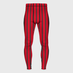 Мужские тайтсы 3D с принтом Красно черный узор в полоску в Санкт-Петербурге,  |  | red striped | striped pattern | красный и черный | полоска | ретро