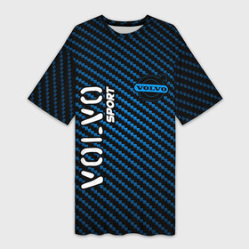 Платье-футболка 3D с принтом VOLVO  Volvo Sport  Карбон в Санкт-Петербурге,  |  | auto | logo | moto | sport | symbol | volvo | авто | автомобиль | вольво | гонки | знак | карбон | лого | логотип | логотипы | марка | машина | мото | символ | символы