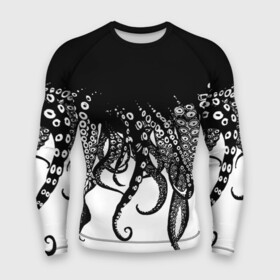 Мужской рашгард 3D с принтом В щупальцах осьминога в Санкт-Петербурге,  |  | octopus | асьменог | асьминог | в щупальцах осьминога | животное | морские животные | октопус | осьминог | подводный мир | щупальца | щупальцы