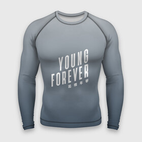 Мужской рашгард 3D с принтом Навечно молодой  Young forever в Санкт-Петербурге,  |  | bangtan | bts | bts young forever | gradient | бантан | бантаны | бтс | ви | градиент | джин | на каждый день | намджун | серая | серое | серый | тэхен | хоби | хосок | чг | чимин | чонгук | шуга | юнги