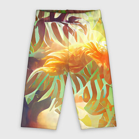 Велосипедки 3D с принтом Fern leaves в Санкт-Петербурге,  |  | colors | fern | jungle | leaves | multicoloured | palm | summer | tree | деревья | джунгли | летнее настроение | лето | листья | пальма | папоротник | радостный | разноцветный | растения | рисунок | тропики | яркий