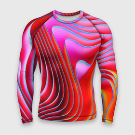 Мужской рашгард 3D с принтом Разноцветные неоновые полосы  Волна  Multicolored neon stripes  Wave в Санкт-Петербурге,  |  | abstraction | color | fashion | neon | pattern | raster | stripe | wave | абстракция | волна | мода | неон | паттерн | полоса | растр | цвет