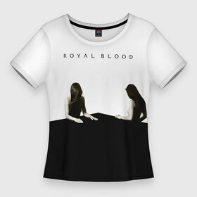 Женская футболка 3D Slim с принтом How Did We Get So Dark  Royal Blood в Санкт-Петербурге,  |  | royal blood | бен тетчер | гаражный рок | группа | королевская кровь | майк керр | рок | рок группа | роял блад | рояль блуд