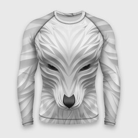Мужской рашгард 3D с принтом Волк  белый в Санкт-Петербурге,  |  | wolf | арт | белый | волк | волкодав | волкодиночка | волкособ | детские | добрый | животные | одинокий волк | рисунок | рок | серый | серый волк | собака | узор | узоры