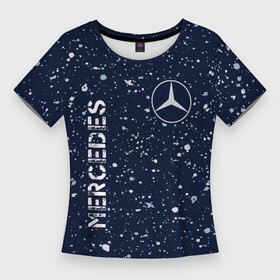 Женская футболка 3D Slim с принтом МЕРСЕДЕС  Mercedes  Брызги в Санкт-Петербурге,  |  | amg | auto | bens | benz | logo | merc | mercedes | mersedes | moto | paint | star | vthctltc | авто | амг | бенц | брызги | звезда | класс | краска | лого | логотип | мерин | мерс | мерседес | мото | символ | символы | ьуксувуы