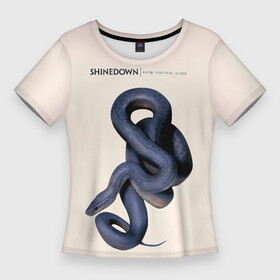 Женская футболка 3D Slim с принтом How Did You Love  Shinedown в Санкт-Петербурге,  |  | brent smith | shinedown | брент смит | группа | музыка | рок | рок группа