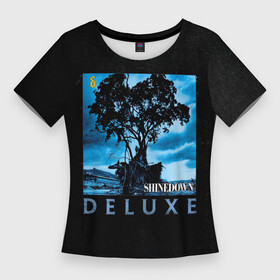 Женская футболка 3D Slim с принтом DELUXE  Shinedown в Санкт-Петербурге,  |  | brent smith | shinedown | брент смит | группа | музыка | рок | рок группа