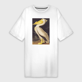 Платье-футболка хлопок с принтом American White Pelican (Пеликан) в Санкт-Петербурге,  |  | абстракция | винтаж | геометрия | животные | картина | классика | красный | кубизм | пеликан | природа | птицы | фауна | экспрессионизм