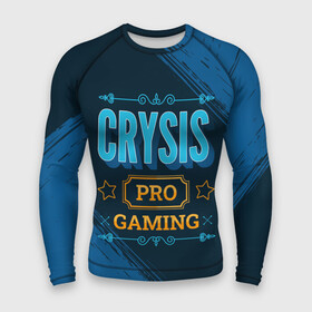 Мужской рашгард 3D с принтом Игра Crysis: PRO Gaming в Санкт-Петербурге,  |  | crysis | logo | pro | игра | игры | крайзис | краска | кризис | лого | логотип | символ