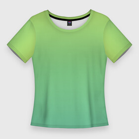 Женская футболка 3D Slim с принтом Shades of Green  GRADIENT в Санкт-Петербурге,  |  | абстракция | амбре | без дизайна | градиент | градиент и ничего лишнего | градиенты | зеленая | зеленое | зеленый | летний зеленый цвет | на весну | на каждый день | на лето | оттенки зеленого