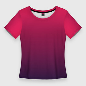 Женская футболка 3D Slim с принтом RED to dark BLUE  GRADIENT в Санкт-Петербурге,  |  | абстракция | амбре | без дизайна | без лишнего | градиент | градиент и ничего лишнего | градиенты | красная | красное | красный | на весну | на каждый день | на лето | текстура