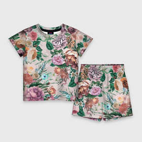 Детский костюм с шортами 3D с принтом Color floral pattern  Expressionism  Summer в Санкт-Петербурге,  |  | expression | fashion | flowers | pattern | rose | summer | лето | мода | паттерн | роза | цветы | экспрессия