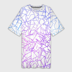 Платье-футболка 3D с принтом Geometric Distortion в Санкт-Петербурге,  |  | абстракция | геометриченские фигуры | геометрия | линии | прямоугольник | психоделика | современное искусство | треугольник | цветная | шаблон