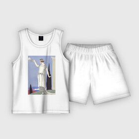 Детская пижама с шортами хлопок с принтом Robe du Soir, de Worth (Муза) в Санкт-Петербурге,  |  | абстракция | винтаж | девушка | искусство | картина | любовь | минимализм | муза | отдых | природа | цветы