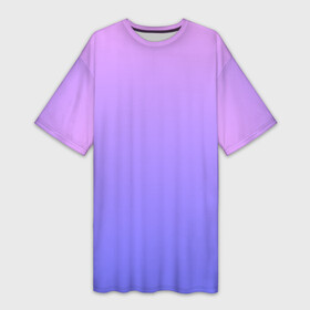 Платье-футболка 3D с принтом PINK PURPLE GRADIENT  ГРАДИЕНТ РОЗОВО ФИОЛЕТОВЫЙ в Санкт-Петербурге,  |  | базовая | базовый | без дизайна | без лишнего | голубого | градиент | градиенты | малиновый | на каждый день | на лето | розово фиолетовый | розового | розовый | синего | синий | фиолетового